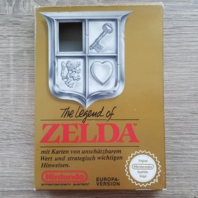 Nintendo NES Spiel The Legend of Zelda 1 in OVP Anleitung Karte NOE Boxed Game