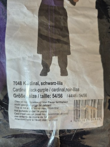 Mens Cardinal Or Priest Fancy Dress Outfit - Bild 2 von 2