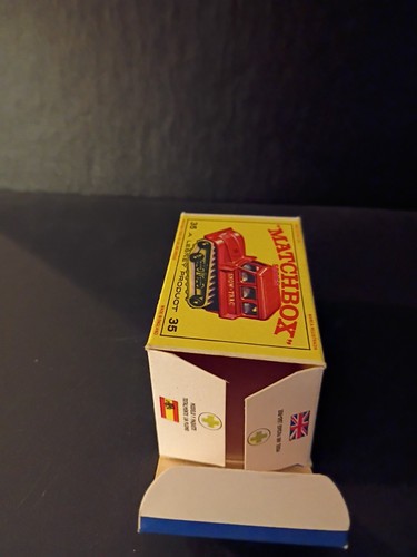 Matchbox #35B Snow Trac Tractor 1964 In MINT Original E1 Box - Picture 11 of 11