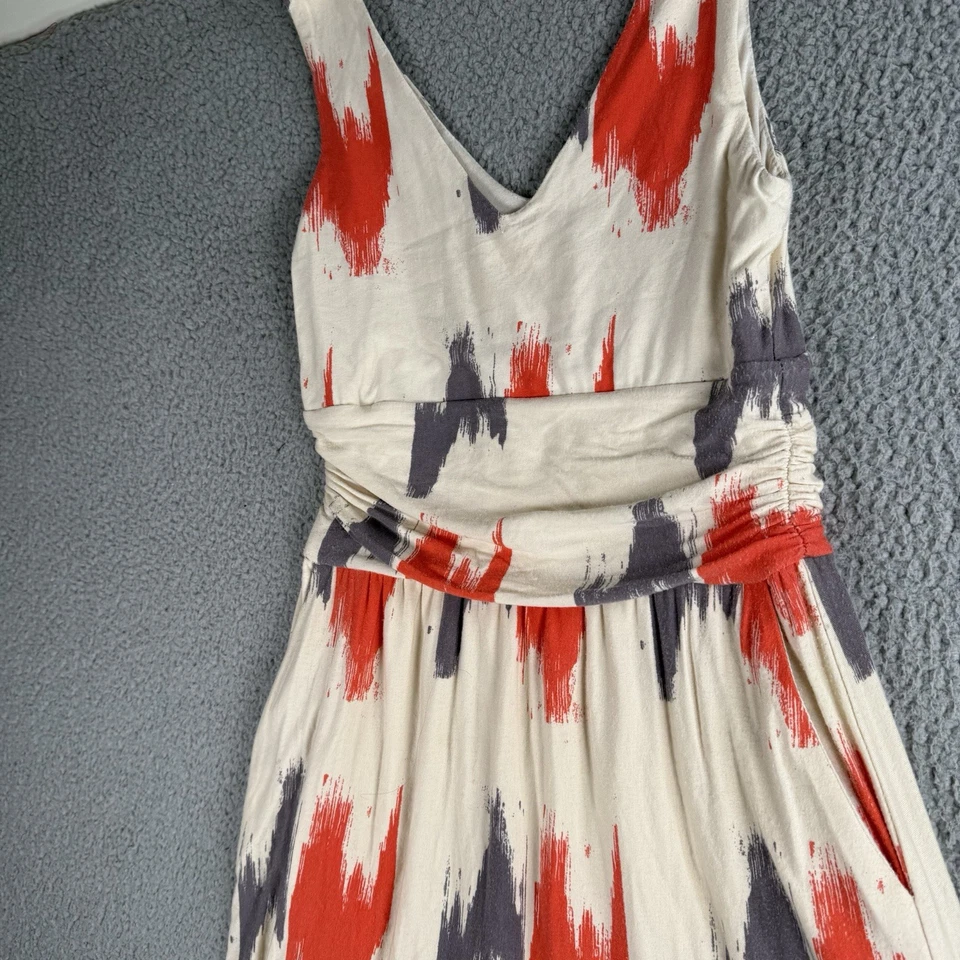 Maeve Maxi Dress Womens SMALL Sleeveless Lined Jersey Knit Pockets Beach Resort - Image 2 of 4