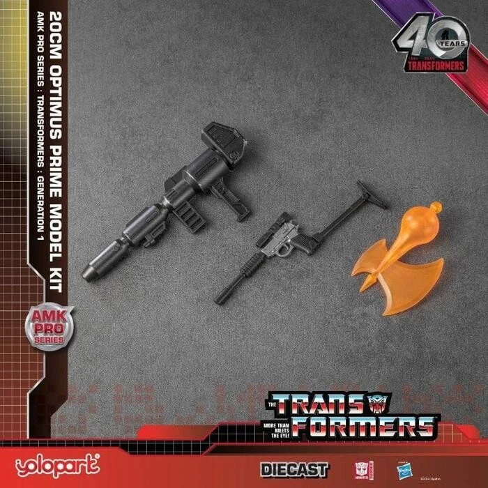 TRANSFORMERS Generation One AMK Pro Optimus Prime Plastic Model Kit Yolopark - Immagine 4 di 4