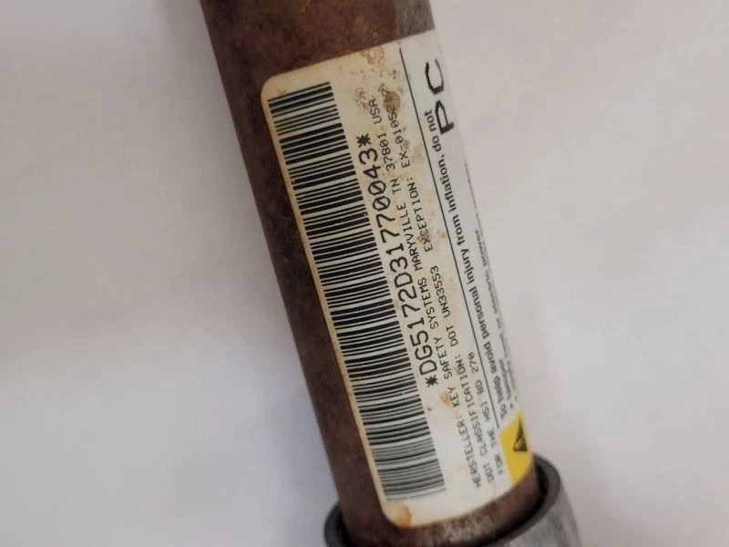 06-09 CEHVROLET COBALT RH Passenger Roof Curtain Airbag Coupe 25875172 Foto 3 de 4