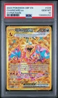 CHARIZARD EX 2023 Pokemon #228/197 PSA 10 GEM-MINT Obsidian Flames HYPER RARE