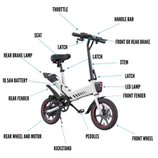 ✅E-bike Parts EMAIL US FOR PRICE QUOTE  14” folding electric Brands (CHOOSE)