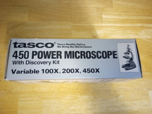 Tasco 450 Power Microscope with Variable 100x 200x 450x Power Lenses - Picture 3 of 5