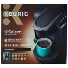 Keurig K-Select Single Serve K-Cup Pod Coffee Maker – Matte Black 12 oz