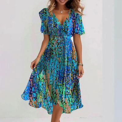 embroidery in dress Black A-Line Dress With Floral Hand Embroidery