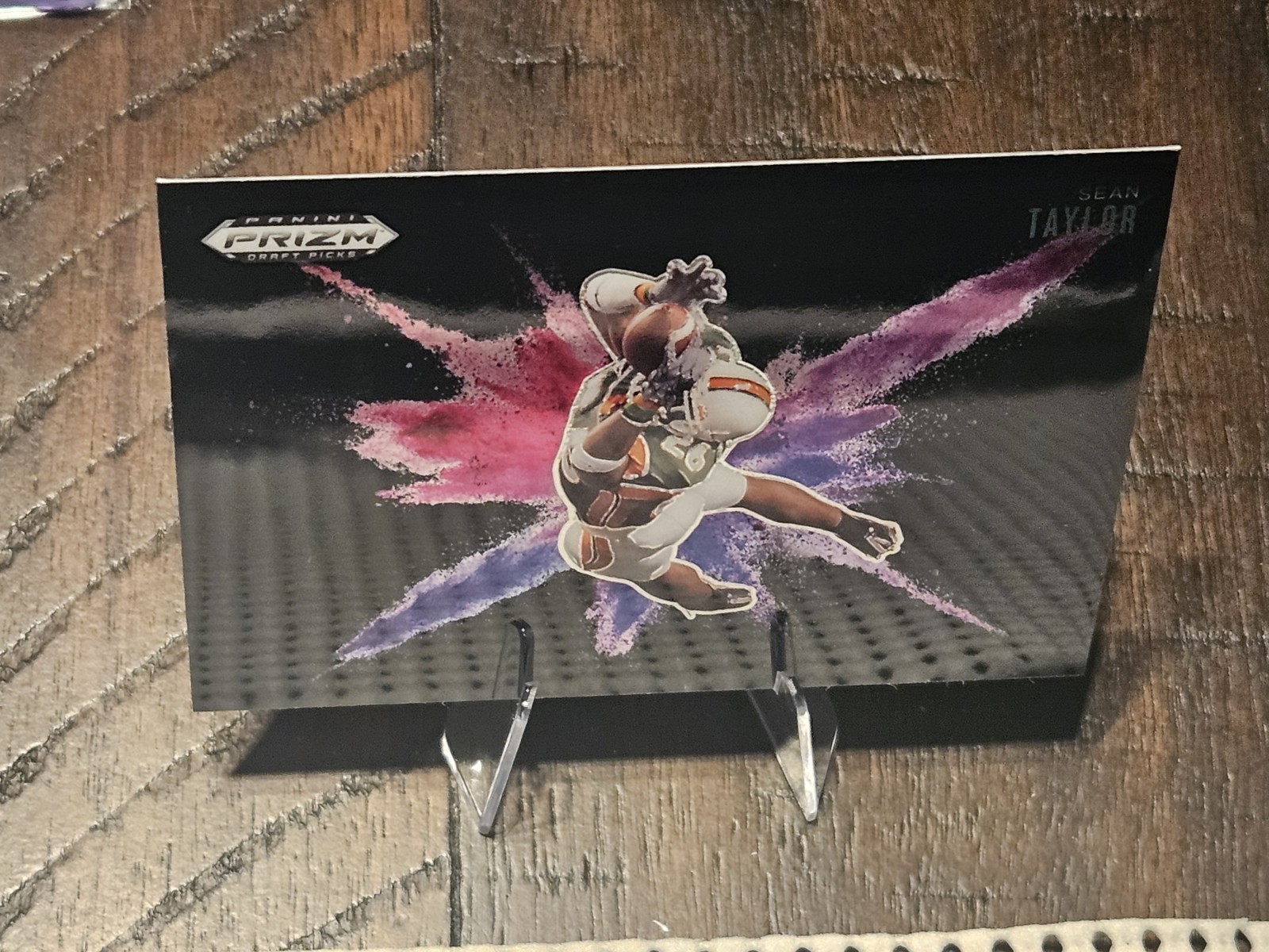 Sean Taylor Black Colorblast Case Hit 2025 Prizm Draft Picks