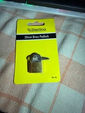 Sterling 20mm Brass Padlock (BPL 120)