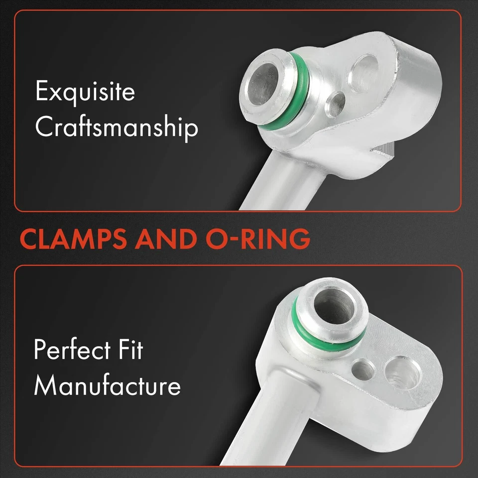 Новая разрядная линия кондиционера для Toyota Sequoia 2001-2007 4,7 л компрессор-конденсатор - Изображение 3 из 4