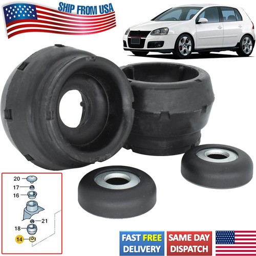 Front Strut Mount Bushing Bearing Set For Audi TT VW Golf MK4 Jetta GTI