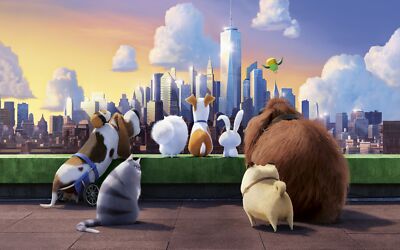 Anime the secret life of pets animals movies animation Play Gaming Mat Desk
