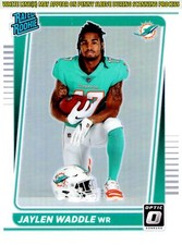 2021 Optic Jaylen Waddle VARIATION #208 Holo