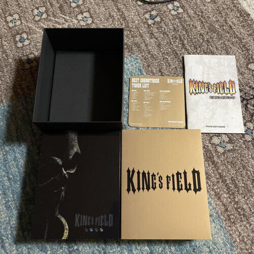 KINGS FIELD DARK SIDE BOX 1994-2007 with serial number used KINGS FIELD DARK SIDE BOX 1994-2007 with serial number used
