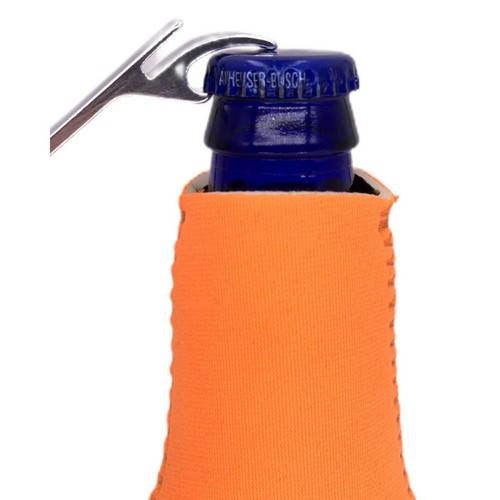 Coolie de botellas de cerveza F*ck It, abridor de botellas plegable de neopreno opcional - Imagen 5 de 21