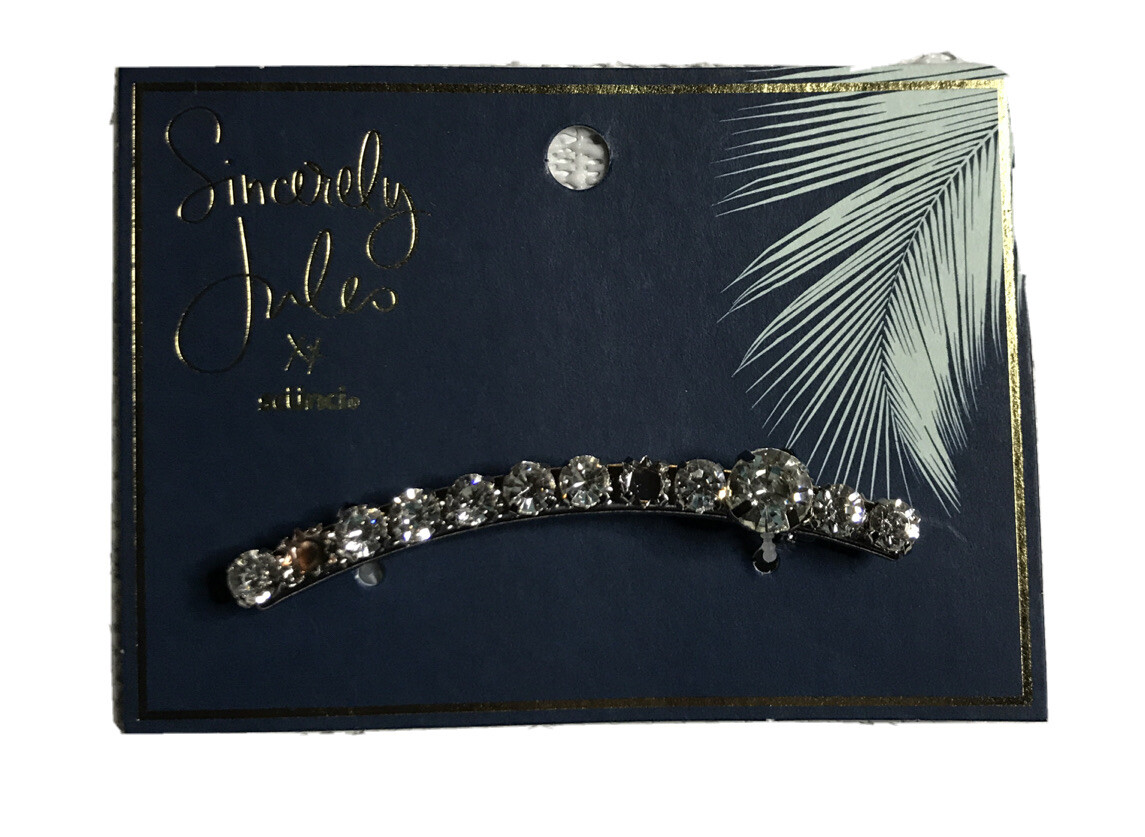 Sincerely Jules Scunci Rhinestone Hair Clip AS IS | eBay