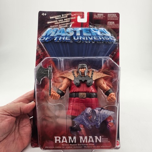 Masters Of The Universe 200x RAM MAN 6” Figure MOTU 2002 NEW MIB He-Man - Picture 2 of 4