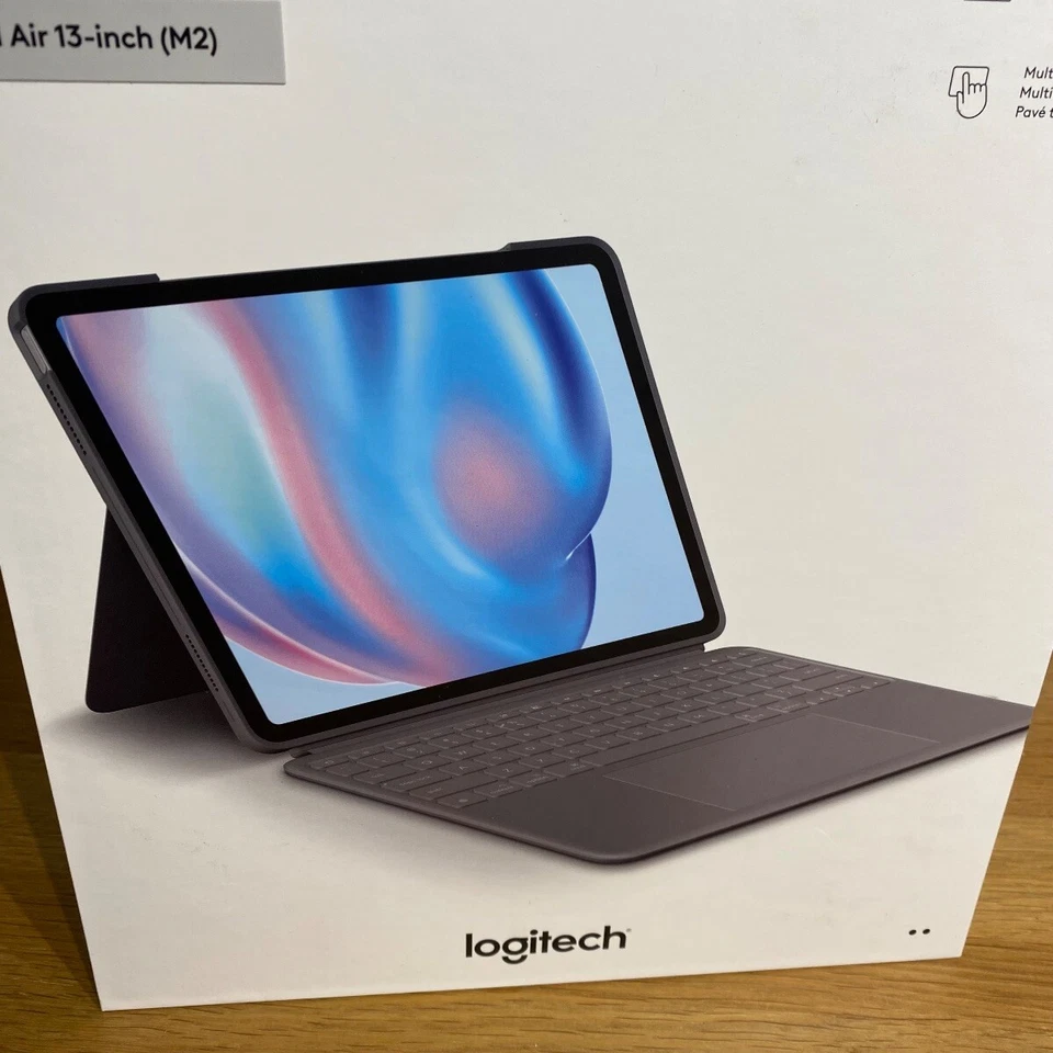 Logitech Combo Touch Keyboard Case Apple iPad Air 13" M2 & M3 Original - Image 4 of 4