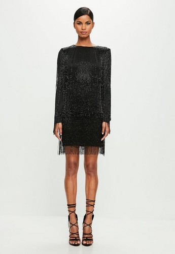 peace and love sequin dress