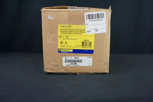 SQUARE D 250SV43B General Purpose Buck & Boost Transformer  NEW!