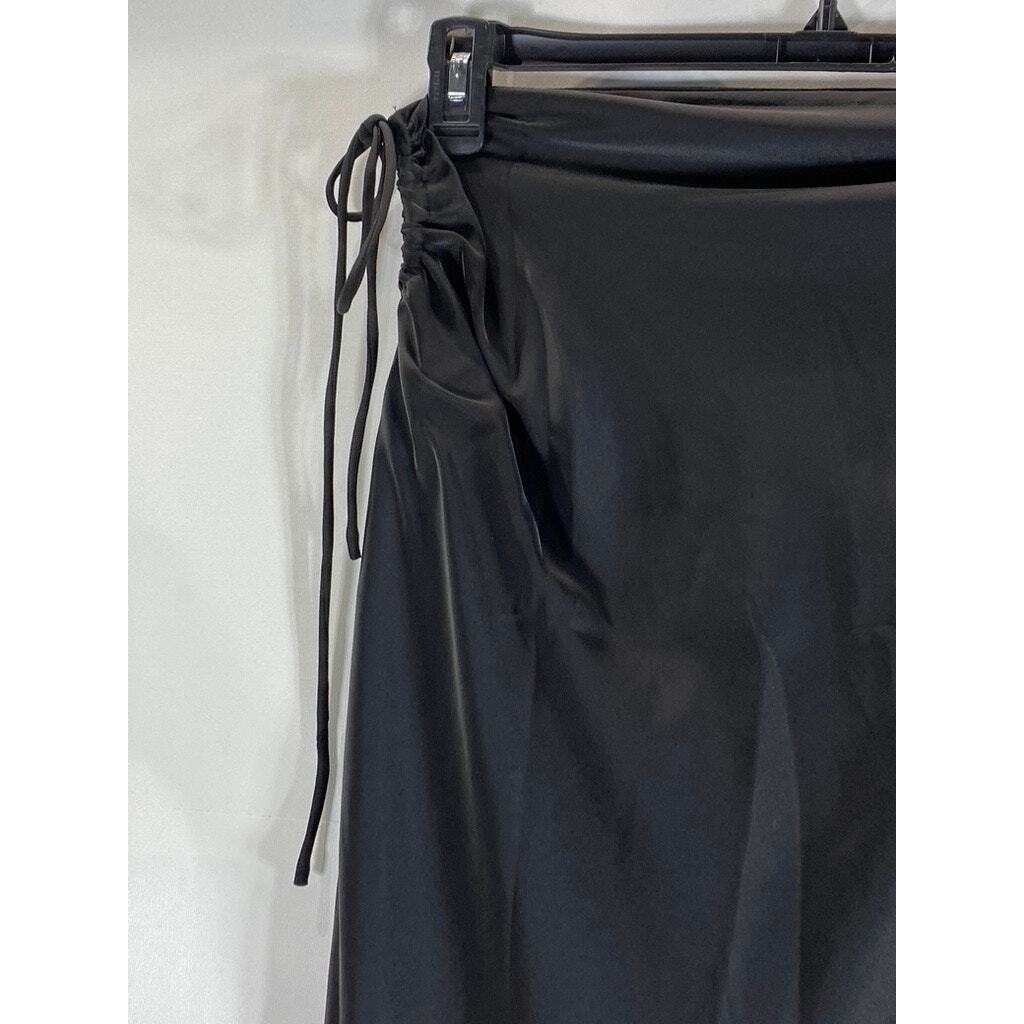 MOTF Women's Black Solid Adjustable Side Ruched S… - image 4