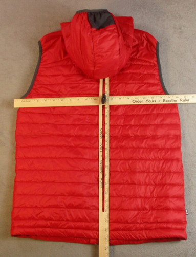 Gilet trapuntato con cappuccio Coca Cola di Elevate uomo piccolo rosso senza maniche - Foto 13 di 17