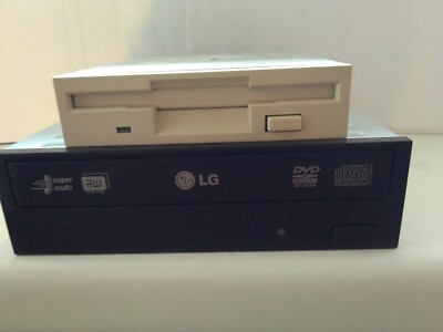 LG Super Multi DVD Rewriter + SAMSUNG 3,5 zoll Diskettenlauf