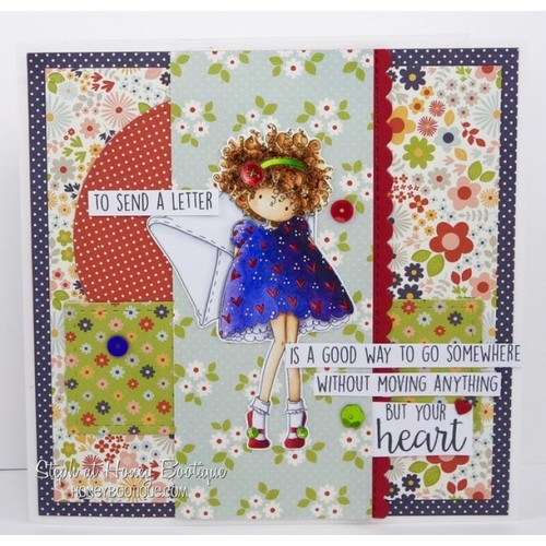 TINY TOWNIES-Stamping Bella Cling Mount Rubber Stamp-Stamping Craft-Townie Girls - Picture 97 of 190
