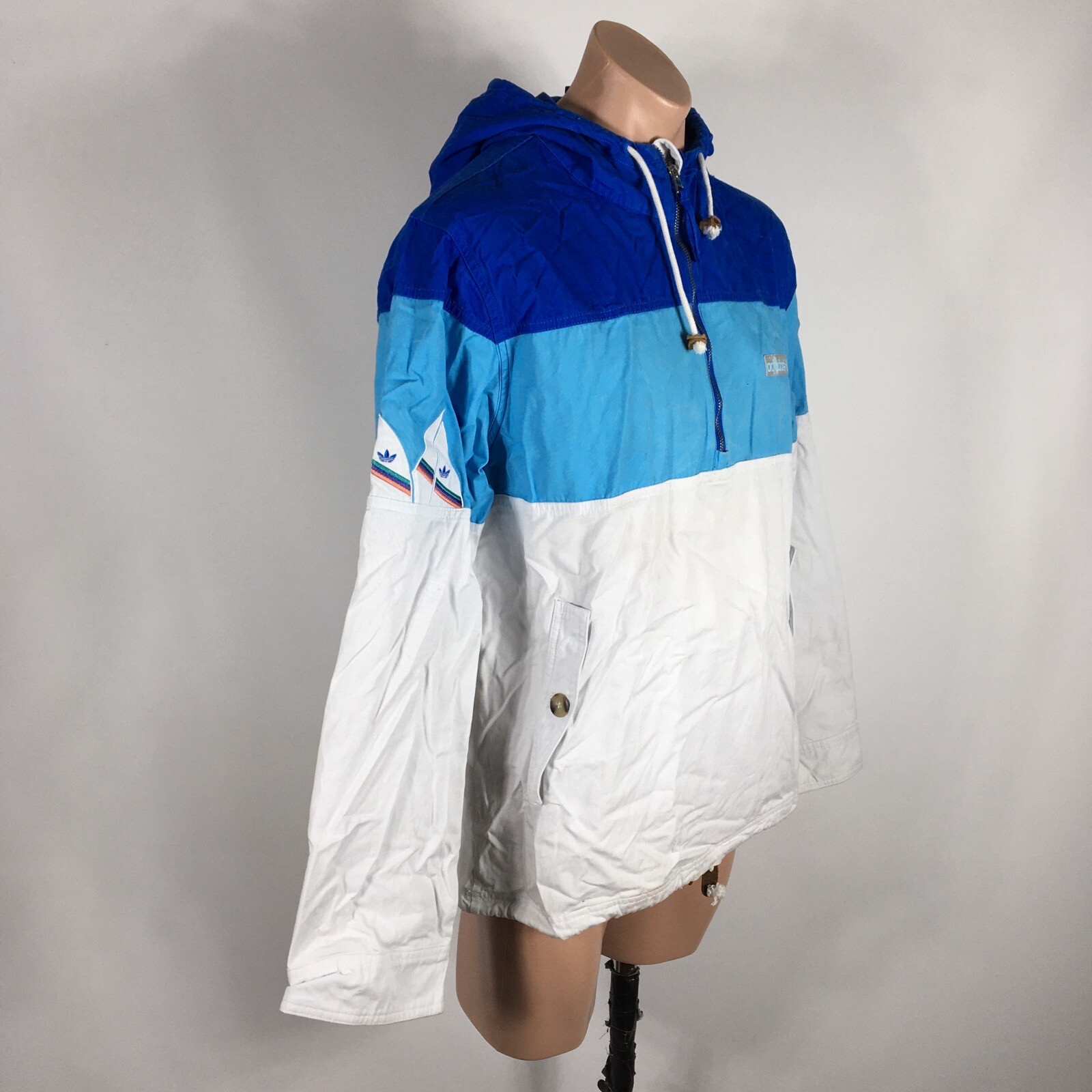 Unique 90s Adidas Rare Factory Sample Zip Track Sailing Jacket image 5
