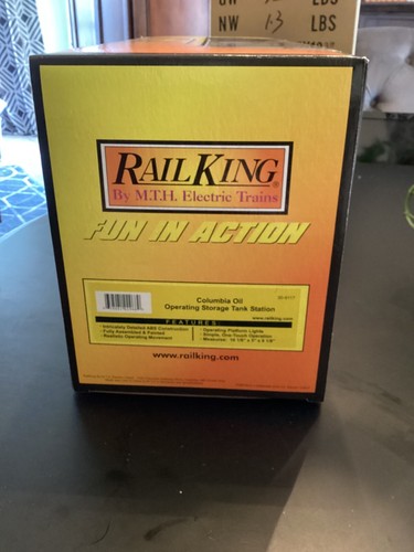 RailKing by MTH 30-90099 COLUMBIA OIL TANK FILLING STATION NIB - Picture 4 of 4