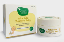 Mother Sparsh After Bite Turmeric Balm For Babies  Rashes  Mosquito Bites 25gm