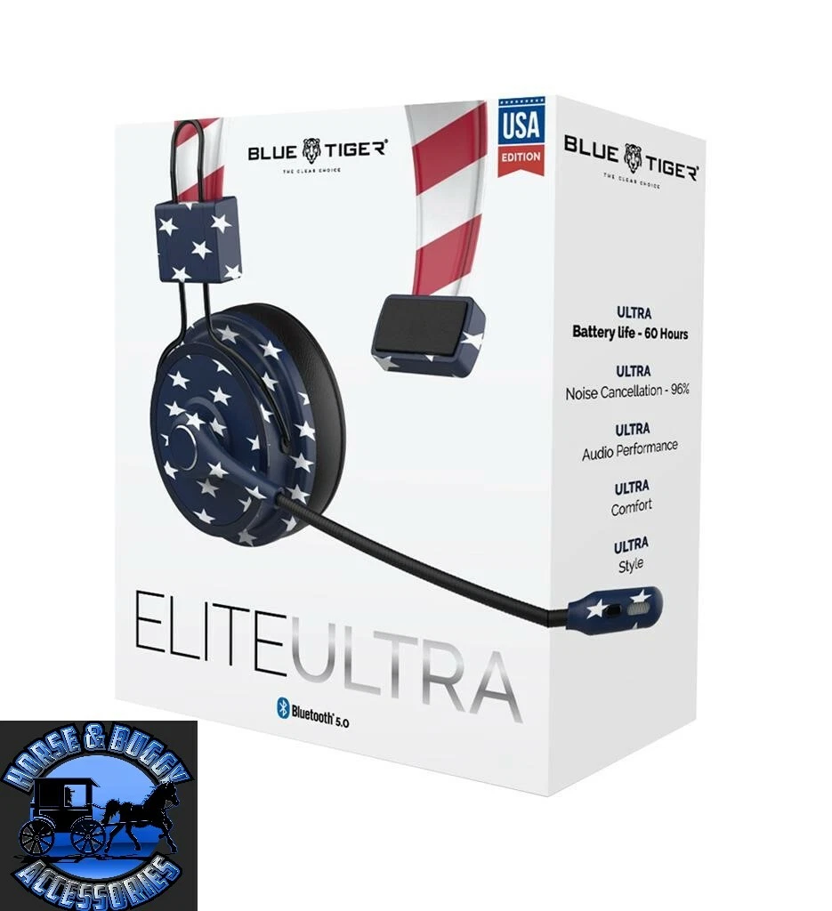 Blue Tiger Elite Ultra Trucker Bluetooth Headset - Black