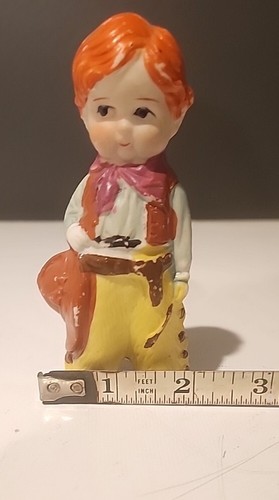 Vintage Bisque Cowboy Made in Japan 4.5" Doll 1930s A271 - Picture 10 of 10