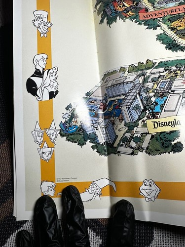ORIGINAL Disneyland 40th Anniversary Error Map 1995 - Picture 8 of 21