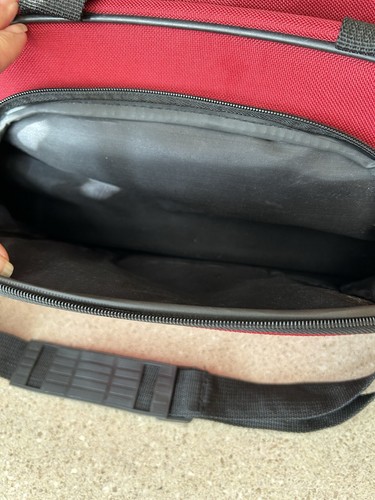 Borsa da viaggio personale con etichetta, due tasche rossa - Foto 2 di 4