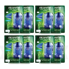 8 x Nicorette Cools 2mg Lozenge ICY MINT 20 Lozenges PACK OF 8
