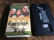 O Brother, Where Art Thou (VHS, 2001) George Clooney Cohen Brothers USED FUN