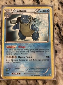 Pokémon TCG Blastoise Boundaries Crossed 31/149 Reverse Holo Holo Rare NM/LP
