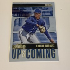 BRAILYN MARQUEZ 2020 Panini Contenders #UC-3 Up & Coming Gold /99 d