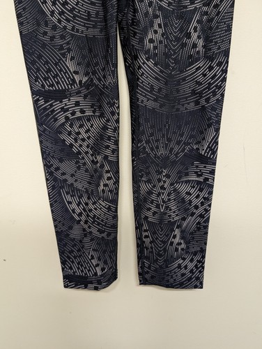 Crane Leggings Women Size S/10 Blue Design Modern 3/4 Yoga Activewear Training - Picture 2 of 6