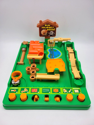 Run Yourself Ragged Vintage Brettspiel 1979 Tomy Nr. 7070 fehlender Reifen/Handbuch - Bild 2 von 13
