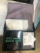 Essential Spa 3 Piece Bath Set Gray Open Box
