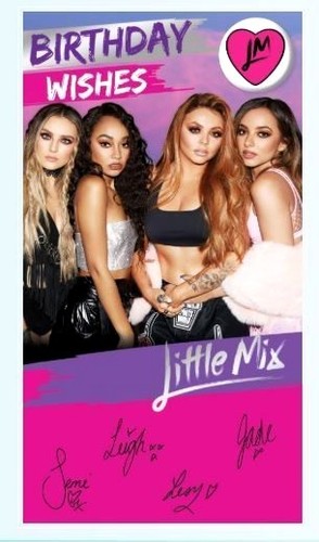 Official LITTLE MIX Happy Birthday Card ~Daughter~Sister~Niece~Grand~General NEW - Picture 6 of 10