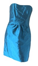Alfred Sung Caspian Blue Off Shoulder Cocktail Party Dress Wmns Size 8 NEW