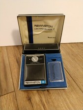 VINTAGE MEN'S REMINGTON LEKTRO BLADE 6 ELECTRIC RAZOR W/CASE