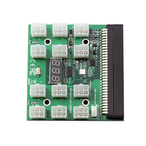 Breakout Board Adapter for Server Power Supply for HP 1200W 750W PSU GPU Mining - 第 2/7 張圖片