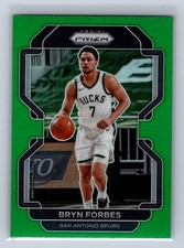 2021-22 Panini Prizm #33 Bryn Forbes Green San Antonio Spurs