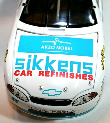 1999 Select Net Dale Earnhardt Jr. #31 Sikkens White 97 Monte Carlo 1/24 CWB - Picture 5 of 12