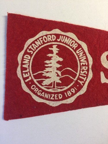 Vintage 1950s Stanford University College Hormel Pennant 3.5" x 9.5" - Picture 3 of 5