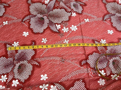 "Vintage Kimono Shibori Modello Giappone Kanebo Cotone Teen Tessuto 4,44 yds x 42""" - Foto 7 di 15